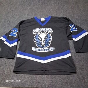 Alaska Blue Devils Hockey Jersey Adult XS Projoy #2